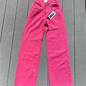 Princess Polly pink jeans
